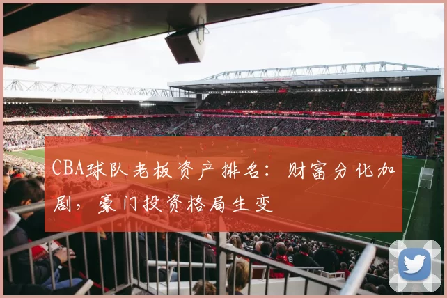 CBA球队老板资产排名：财富分化加剧，豪门投资格局生变