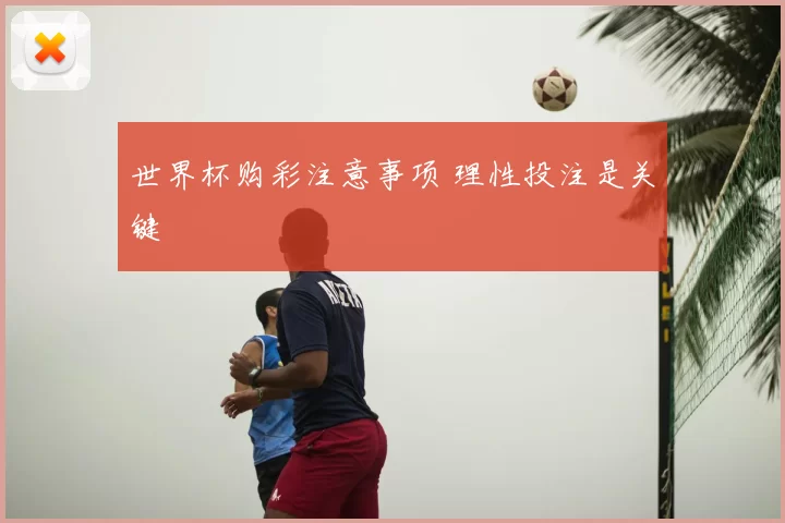 世界杯购彩注意事项 理性投注是关键