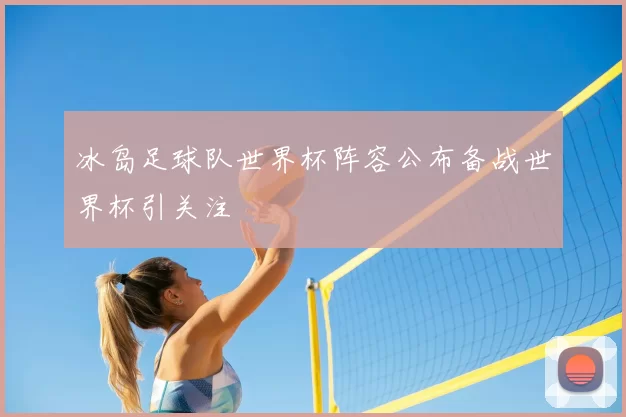 冰岛足球队世界杯阵容公布备战世界杯引关注