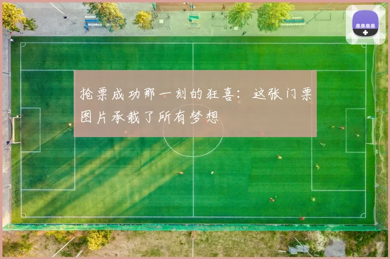 抢票成功那一刻的狂喜:这张门票图片承载了所有梦想