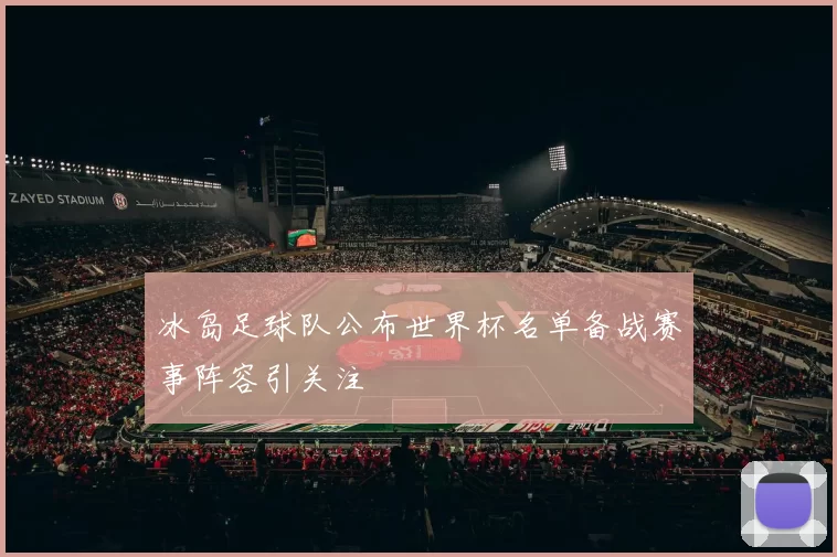 冰岛足球队公布世界杯名单备战赛事阵容引关注