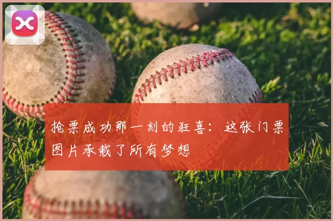 抢票成功那一刻的狂喜:这张门票图片承载了所有梦想